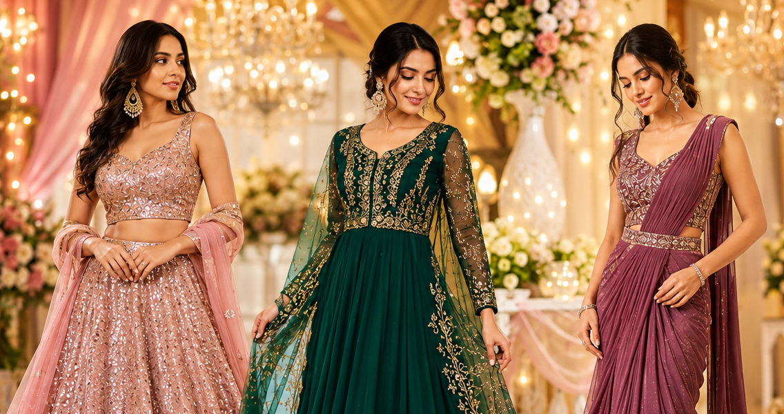 Indian Party Wear Dresses For Women.