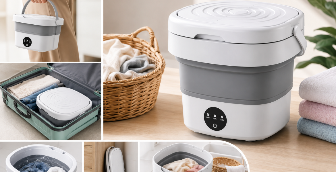 Portable Foldable Mini Washing Machine