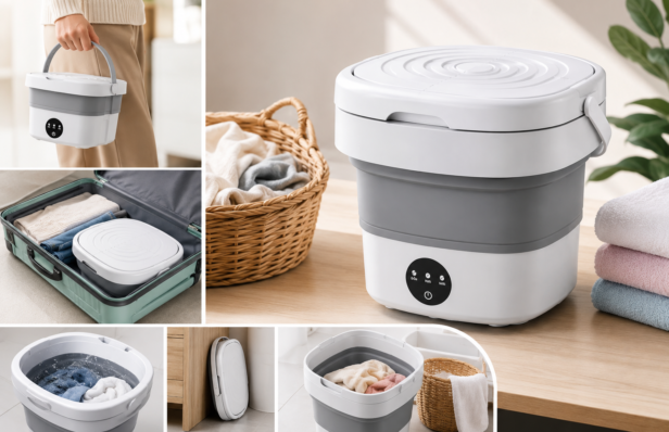 Portable Foldable Mini Washing Machine for Daily Use