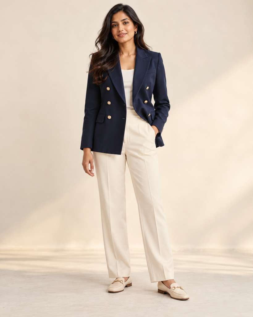 Double-Breasted Blazer